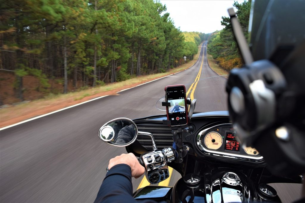 motorcycle on road